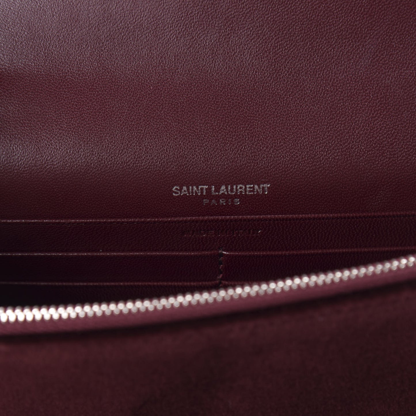 Velvet Crystal Monogram Kate Tassel Shoulder Bag Burgundy