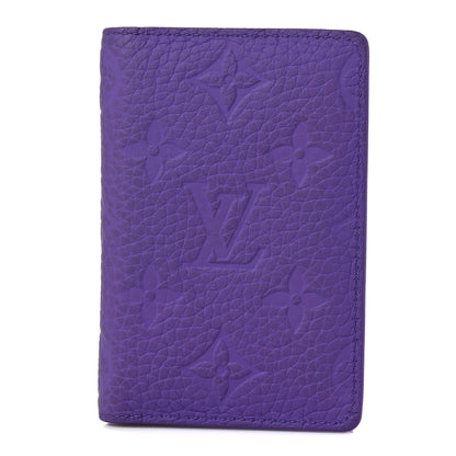 Louis Vuitton Taurillon Monogram Pocket Organizer Violet 1 of 6