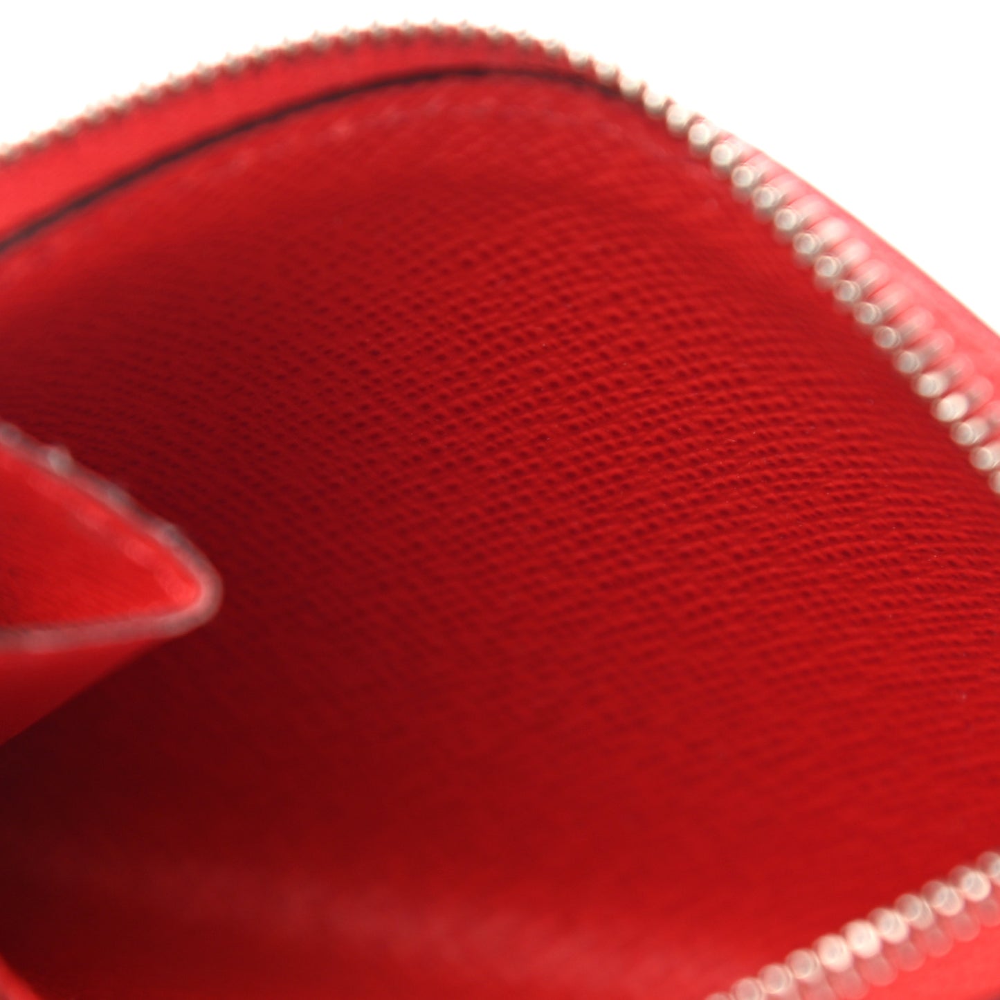 Epi Trio Card Case Wallet Rose Ballerine Rouge Fuchsia