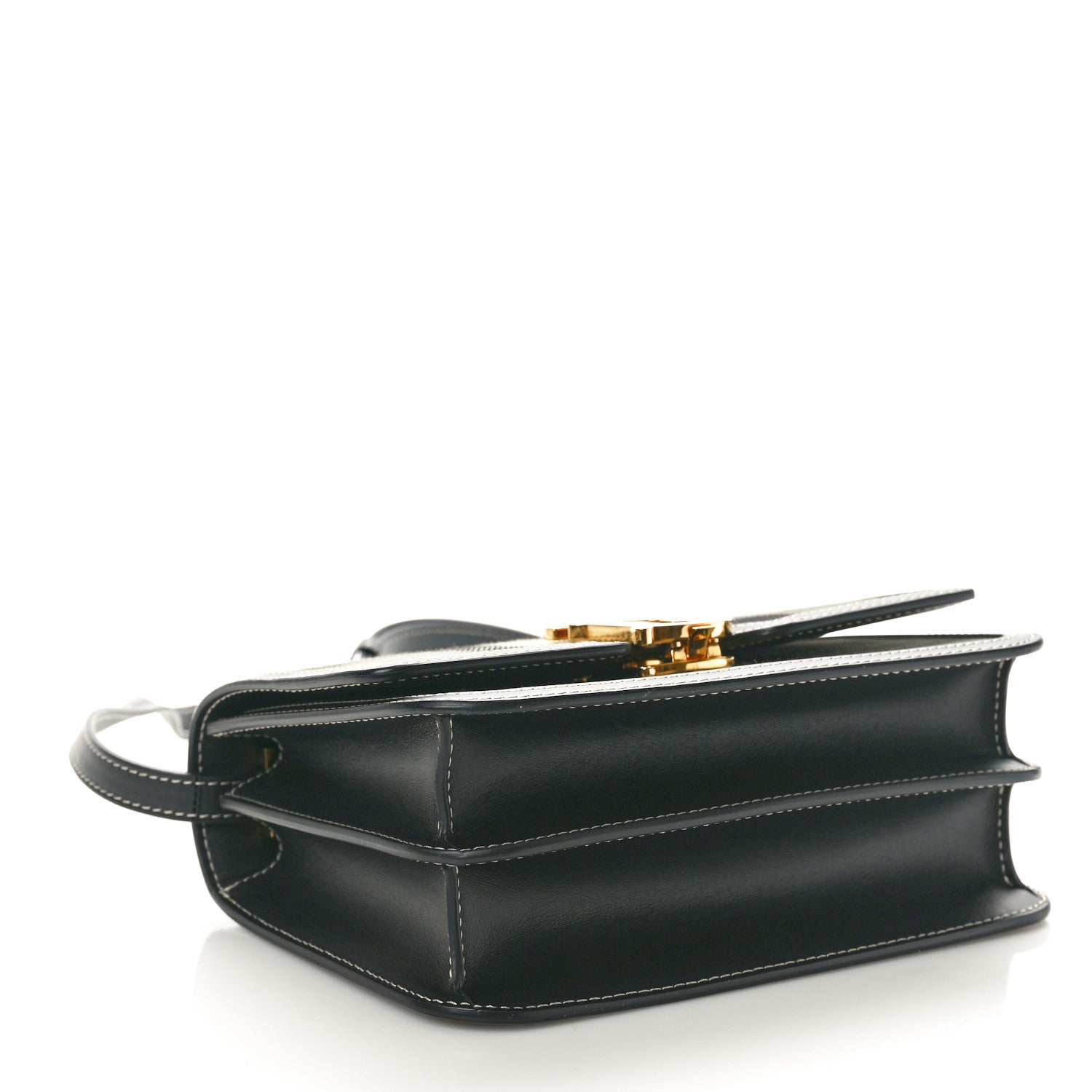 Burberry Calfskin Giant Check Print Small TB Bag Military Green 4 of 9