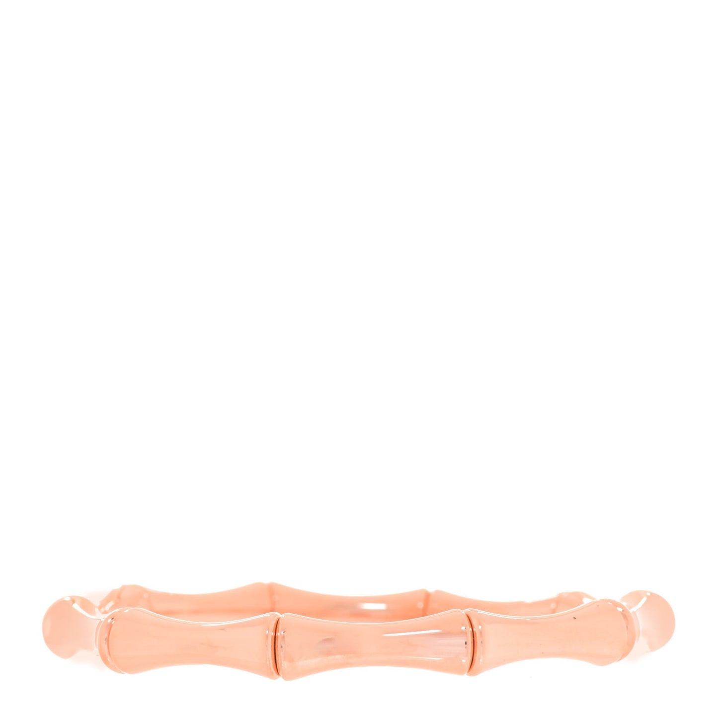 18K Rose Gold Medium Bamboo Spring Bracelet 17