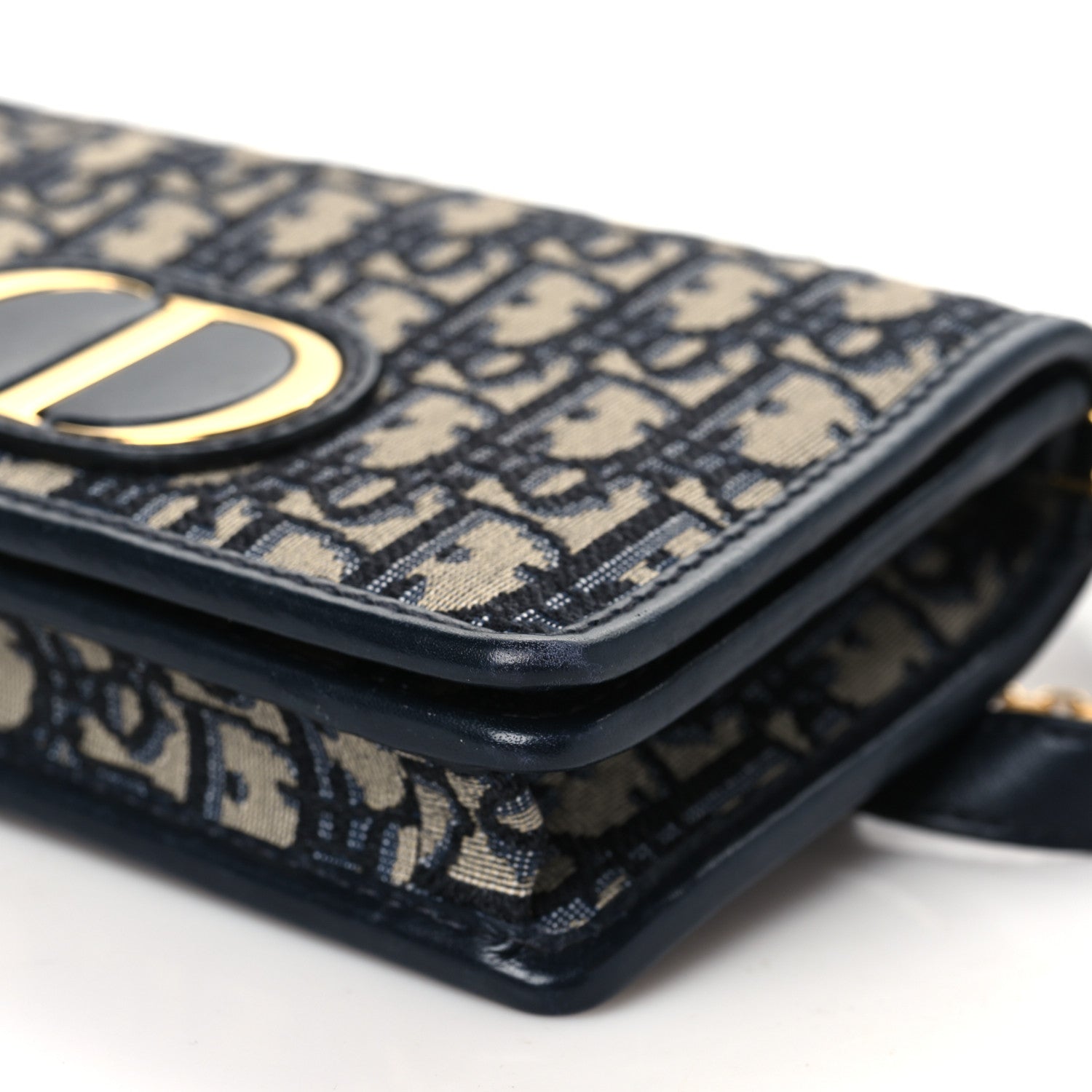 Christian Dior Oblique 30 Montaigne 2-In-1 Pouch Blue 9 of 10