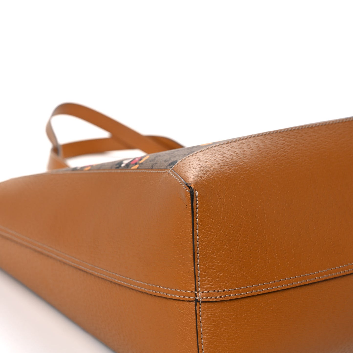 X DISNEY Mini Vintage GG Supreme Monogram Mickey Mouse Large Shopping Tote Beige Vintage Sun Oil