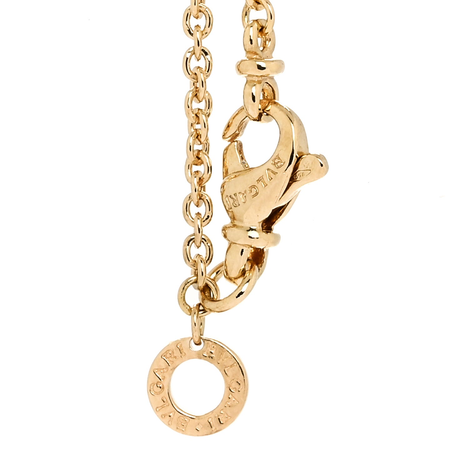 Bulgari 18K Yellow Gold B.Zero1 Pendant Necklace 5 of 6