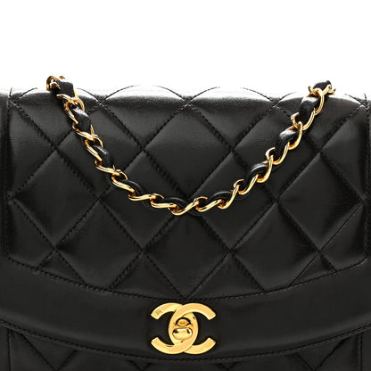 Chanel Lambskin Quilted Small Single Flap Black 9 of 11