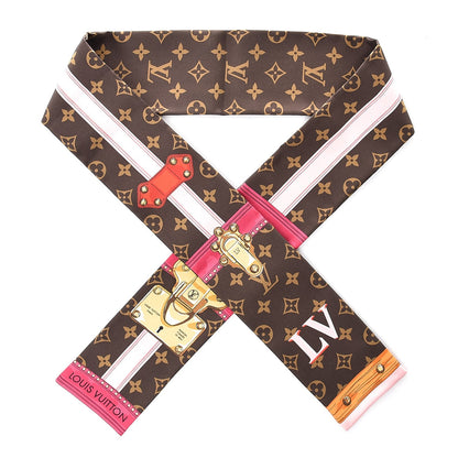 Louis Vuitton Silk Monogram Summer Trunks Bandeau Brown 1 of 4