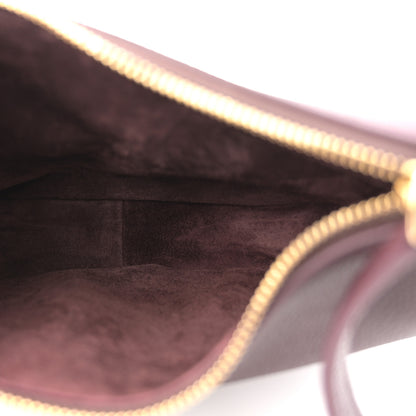 Celine Supple Grained Calfskin Teen Lulu Shoulder Bag Deep Burgundy 5 of 11