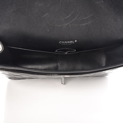 Chanel Patent Quilted Maxi Double Flap Black 6 of 10