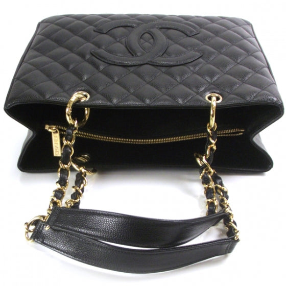 Chanel Caviar Grand Shopping Tote GST Black 5 of 11