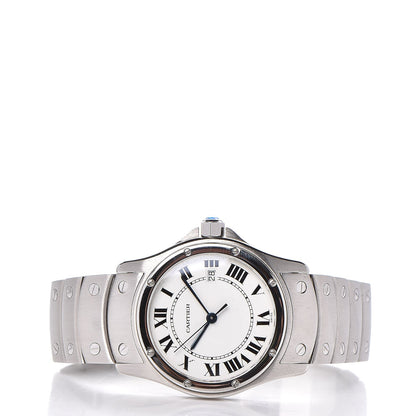 Cartier Stainless Steel 29mm Santos Cougar Quartz Watch 3 of 6