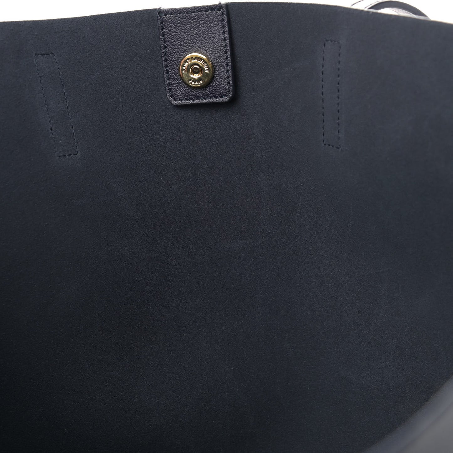 Calfskin Large Shopping Tote Deep Marine