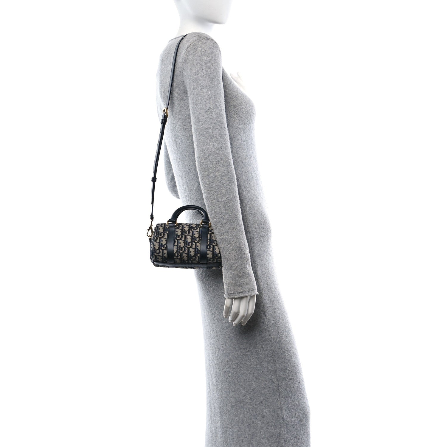 Christian Dior Oblique Nano Groove 17 Bag Blue 2 of 10