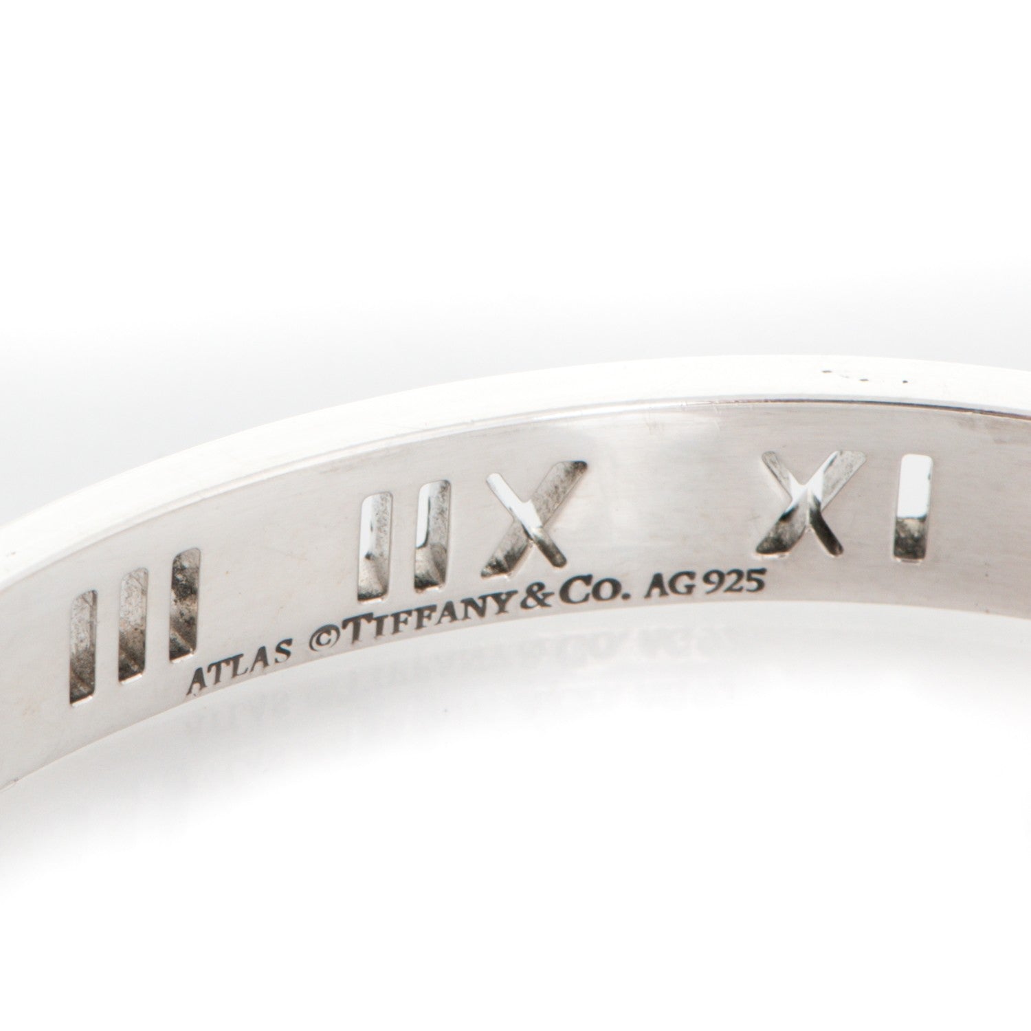 Tiffany Sterling Silver Atlas Pierced Cuff Bracelet 4 of 5