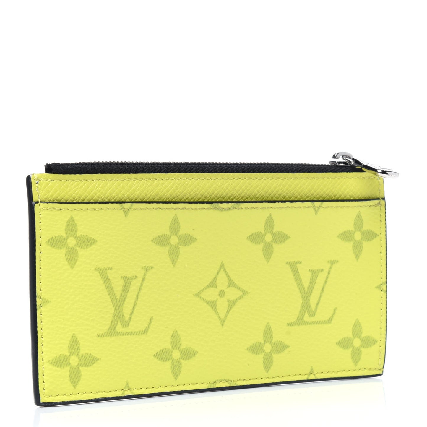 Monogram Taiga Coin Card Holder Yellow