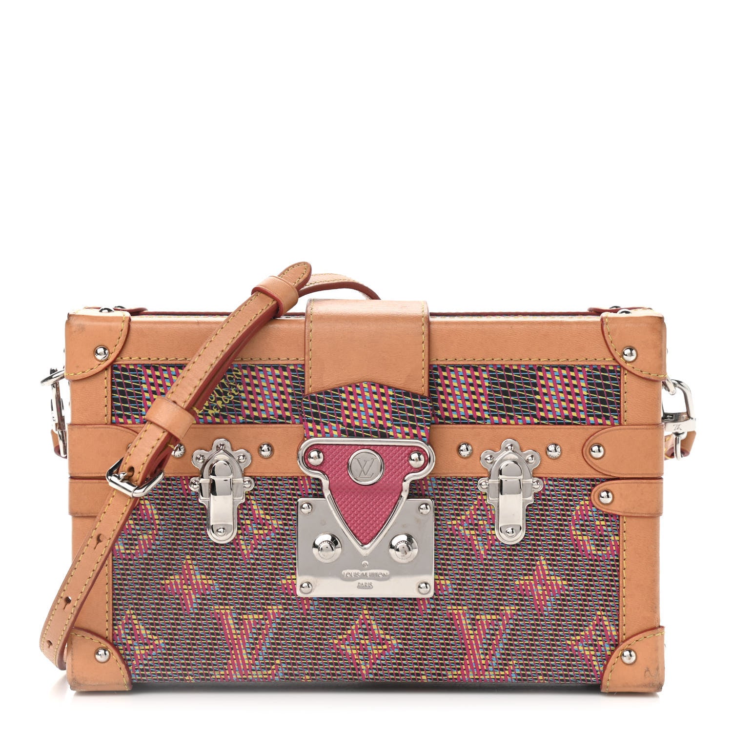 Louis Vuitton Monogram LV Pop Petite Malle Rose 1 of 15