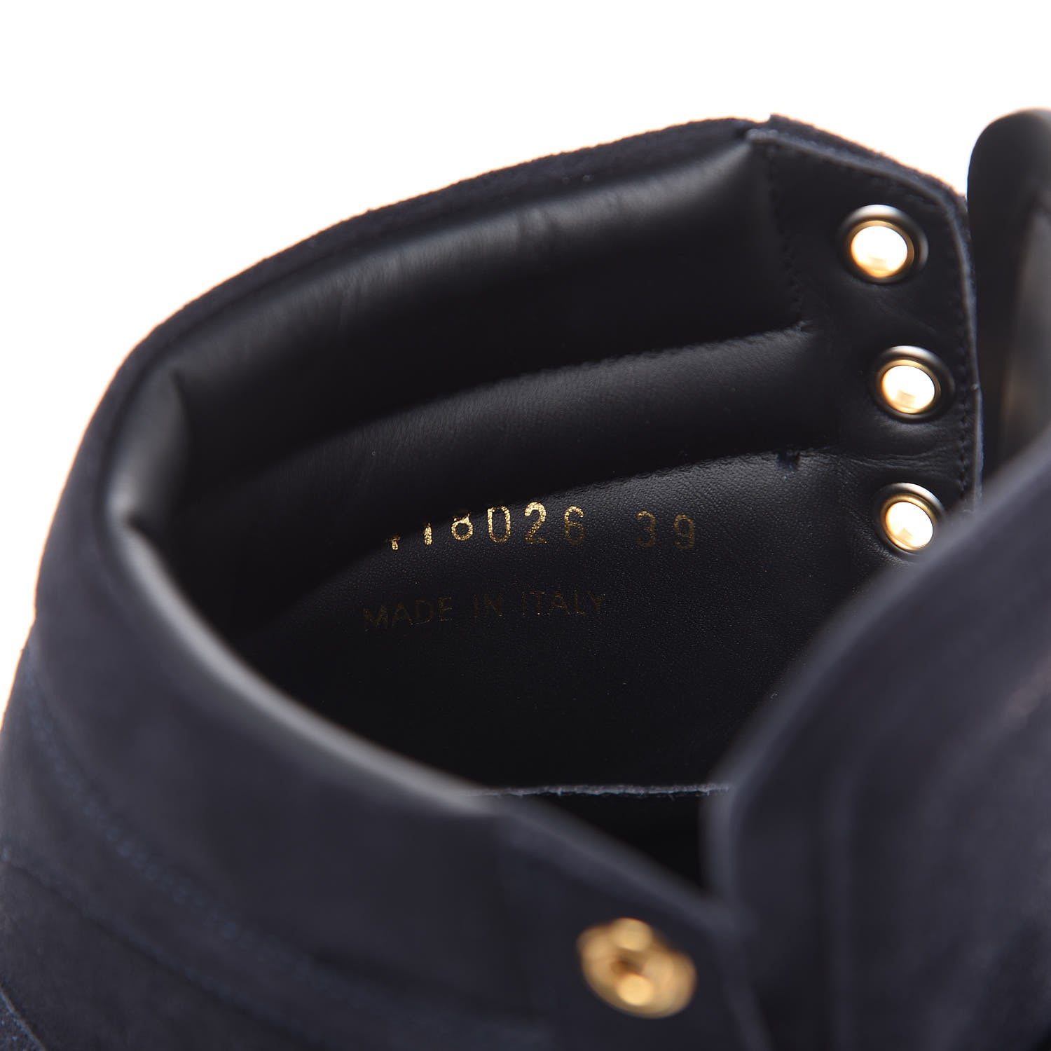 Saint Laurent Suede Mens Soho SL/10H High Top Sneakers 39 Navy 8 of 8