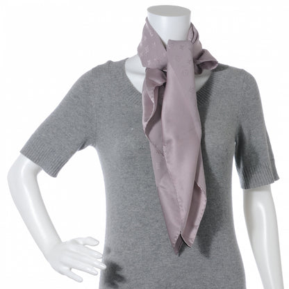 Louis Vuitton Silk Monogram Monaco Scarf Purple 3 of 6