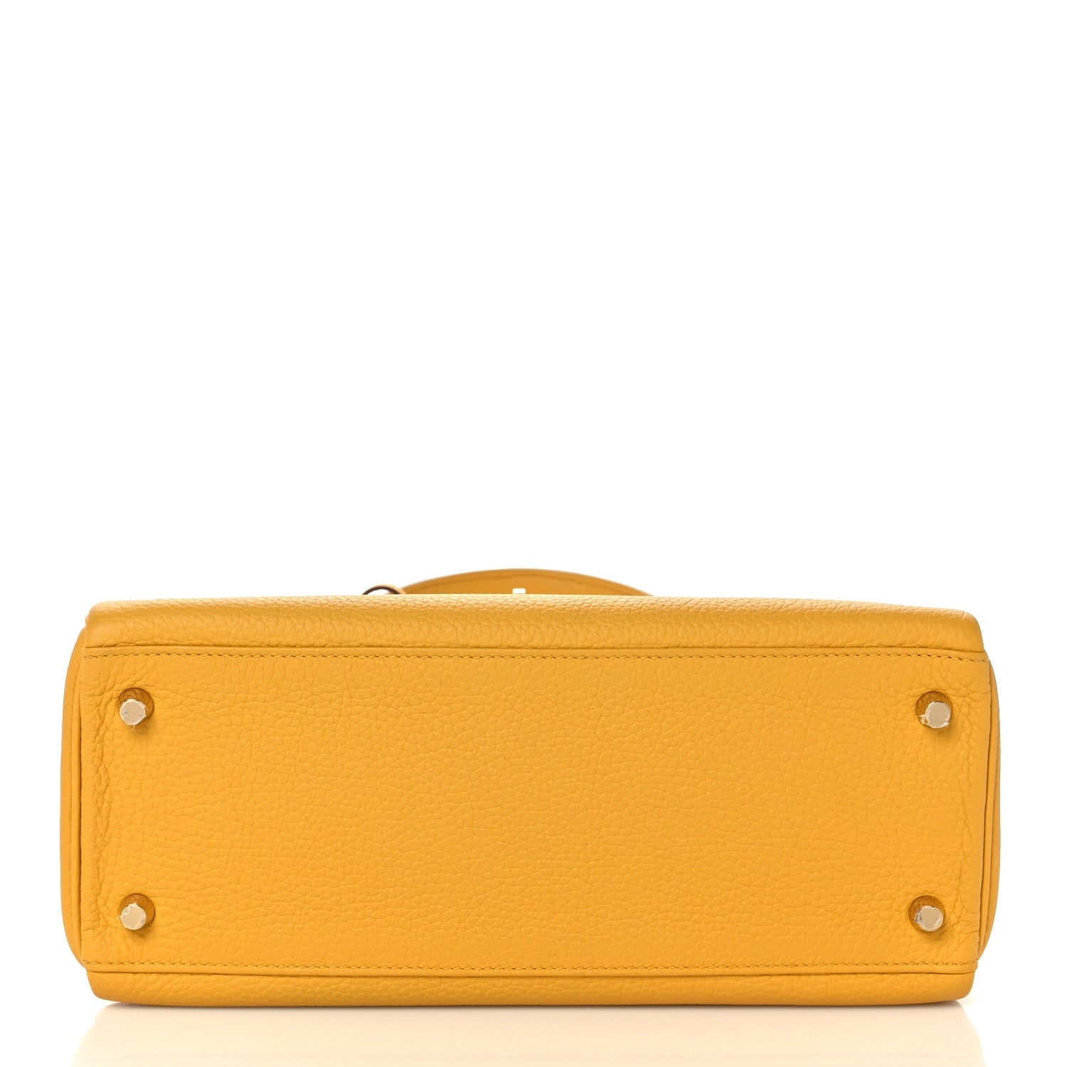 Hermes Taurillon Clemence Kelly Retourne 28 Jaune Ambre 6 of 42