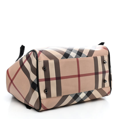 Burberry Nova Check Small Canterbury Tote Black 3 of 3