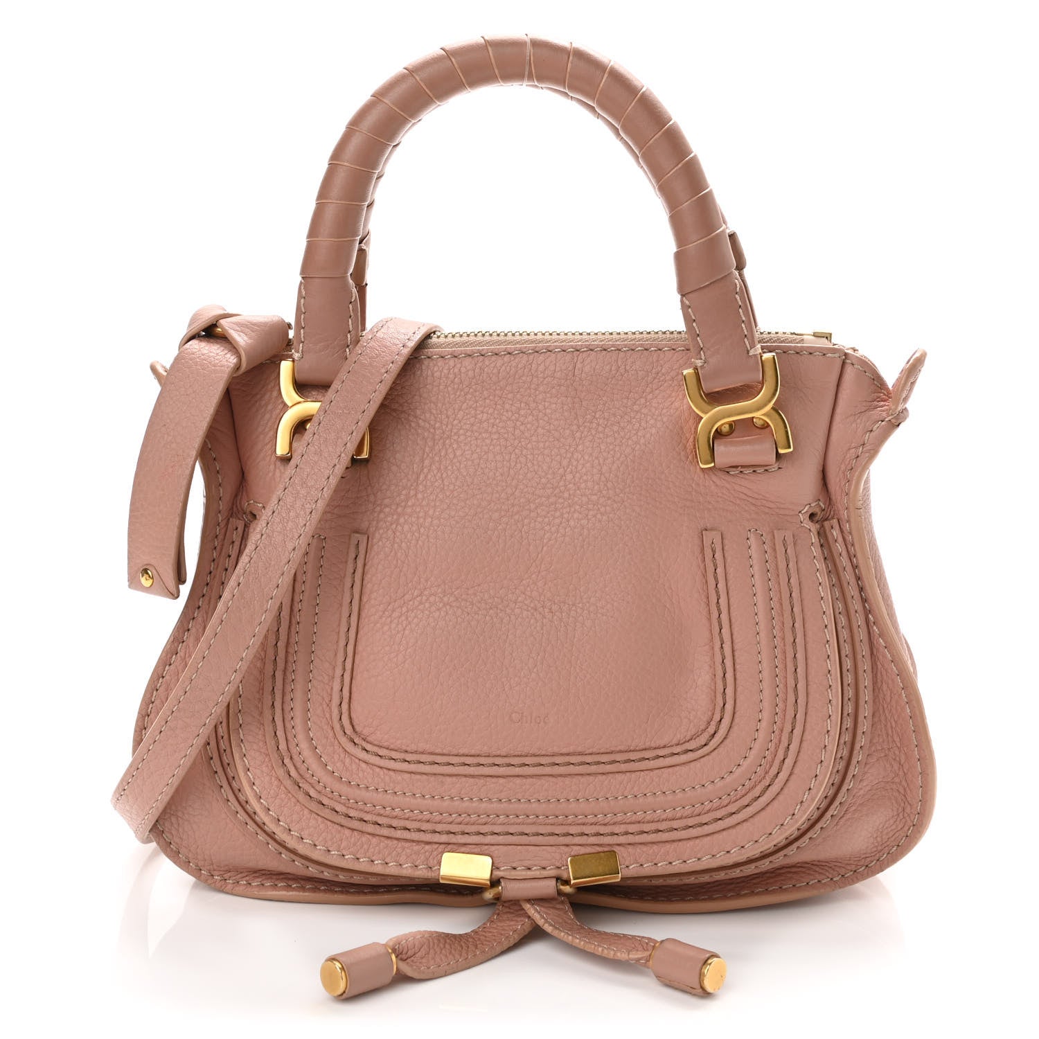 Chloe Calfskin Mini Marcie Satchel Waterlily 1 of 10