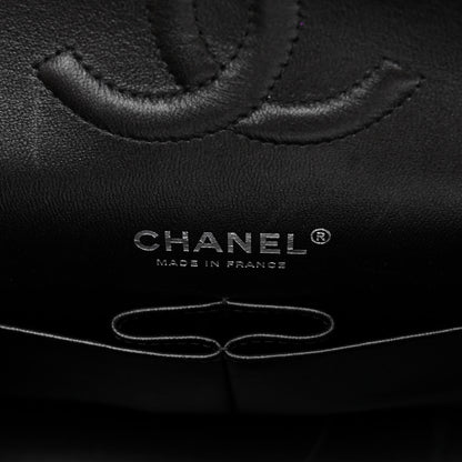 Chanel Lambskin Quilted Medium Double Flap So Black 6 of 10