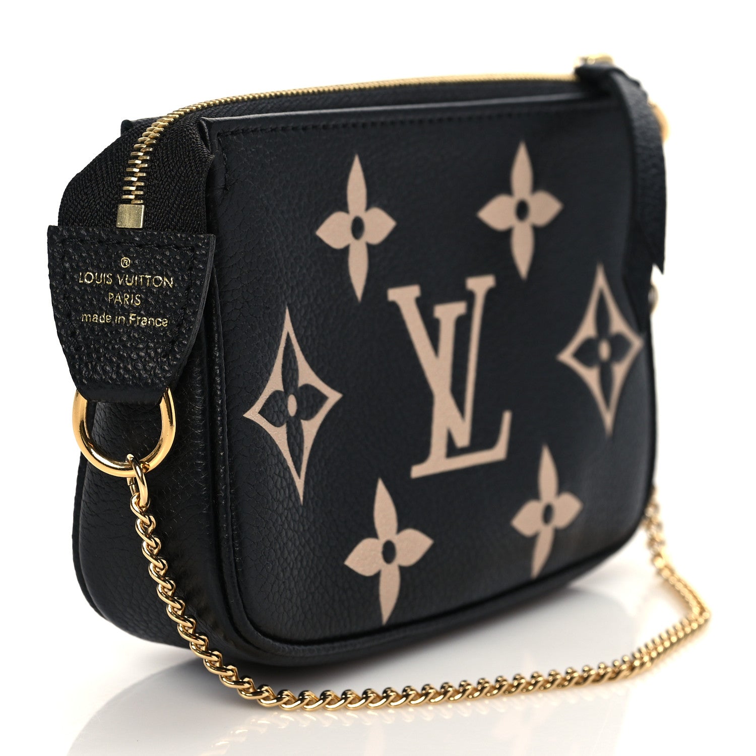 Louis Vuitton Empreinte Monogram Giant Mini Pochette Accessories Black 2 of 8