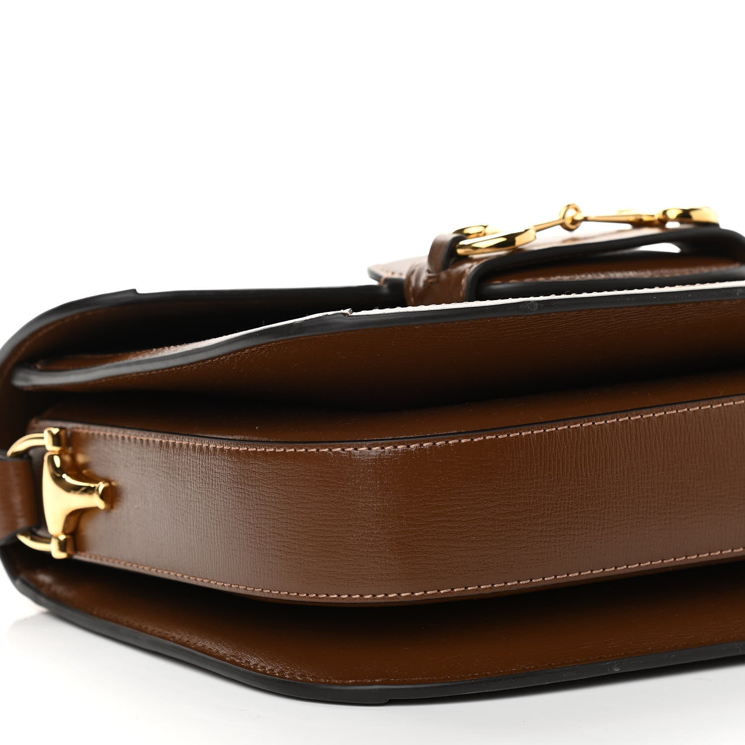 Gucci GG Supreme Monogram Horsebit 1955 Shoulder Bag Beige Brown Sugar 9 of 13