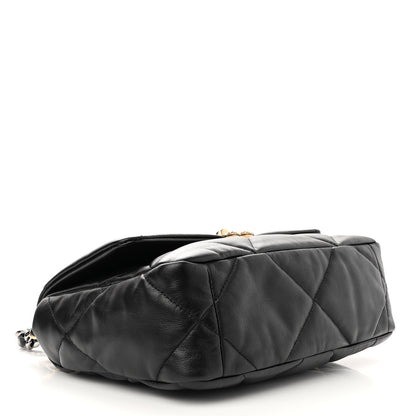 Chanel Lambskin Quilted Medium Chanel 19 Flap Black 4 of 13