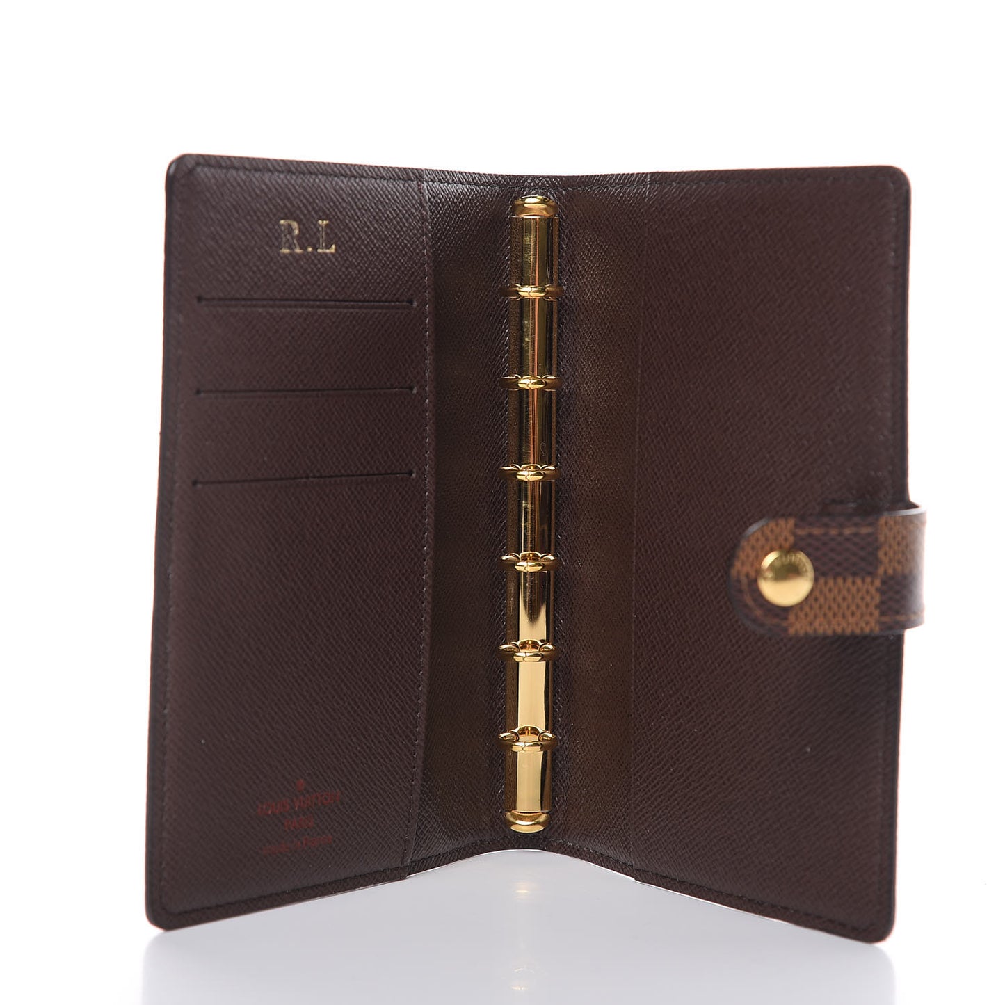 Damier Ebene Small Ring Agenda Cover