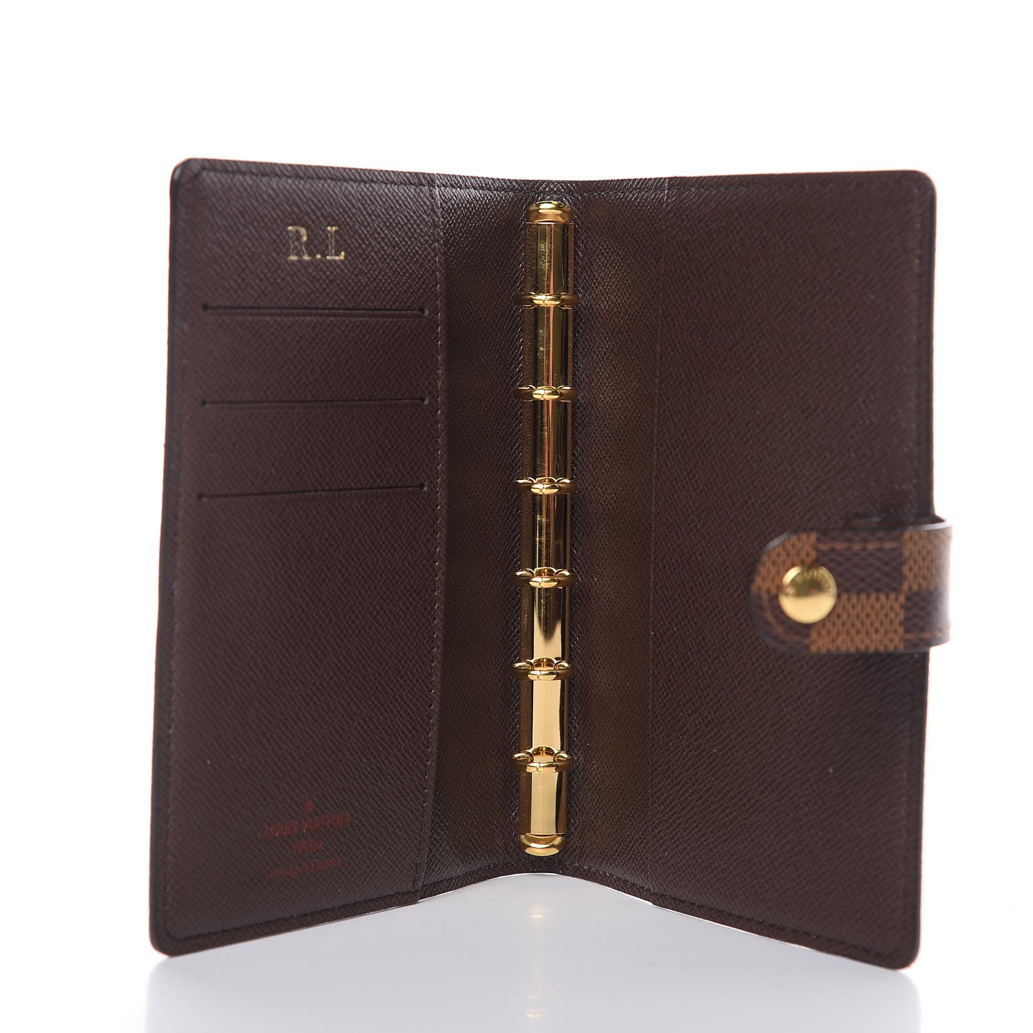 Louis Vuitton Damier Ebene Small Ring Agenda Cover 5 of 7