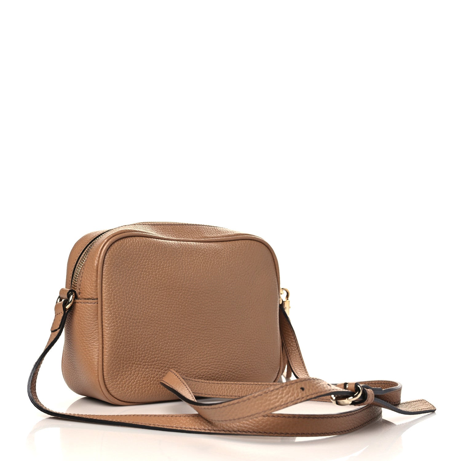 Gucci Pebbled Calfskin Small Soho Disco Bag Rose Beige 3 of 6