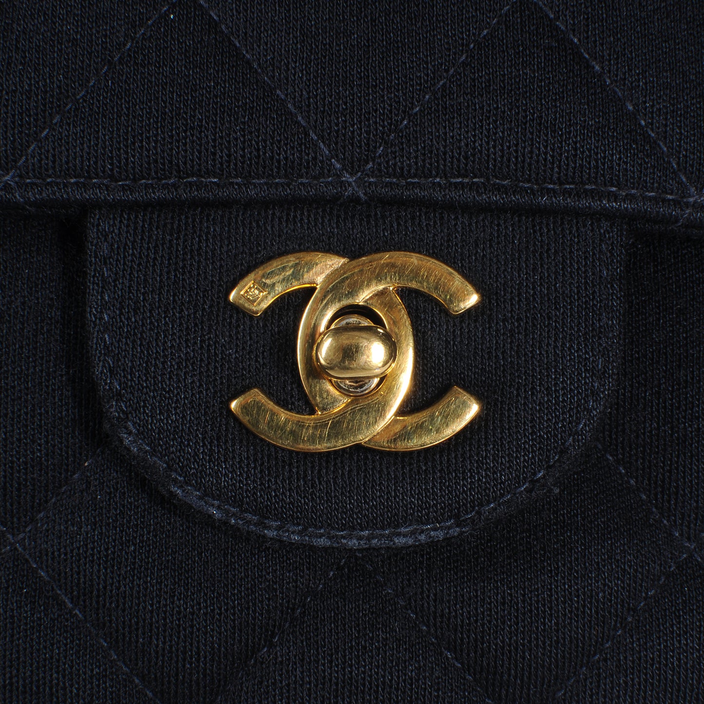 Jersey Double Sided Jumbo Flap Black