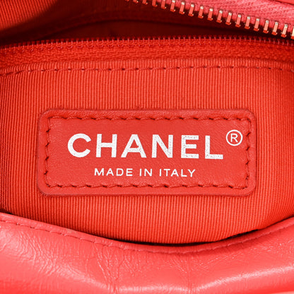Chanel Aged Calfskin Quilted Small Gabrielle Hobo Red 6 of 11