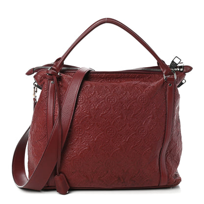 Louis Vuitton Monogram Lambskin Antheia Ixia MM Fuchsia 1 of 11