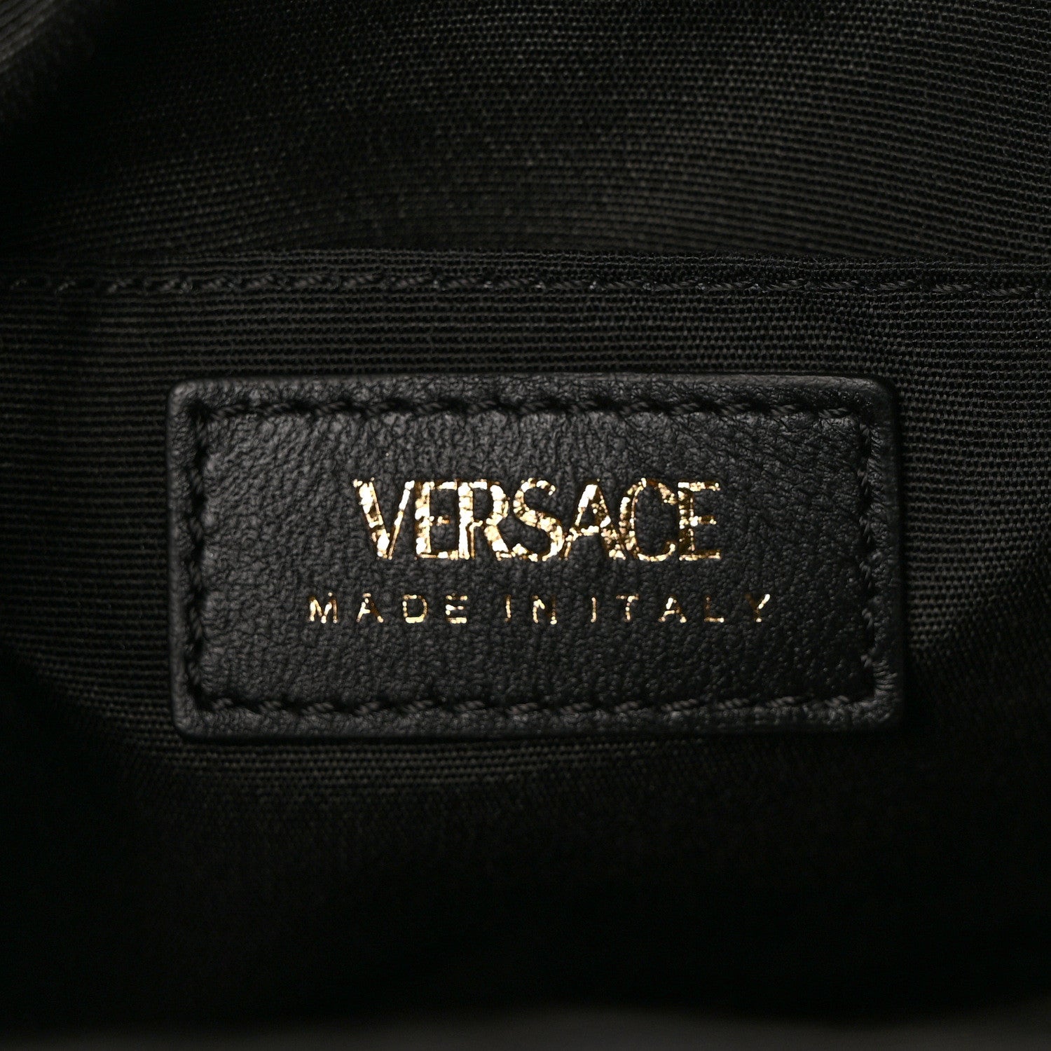 Versace Nappa Quilted Medusa Bucket Bag Black 6 of 8