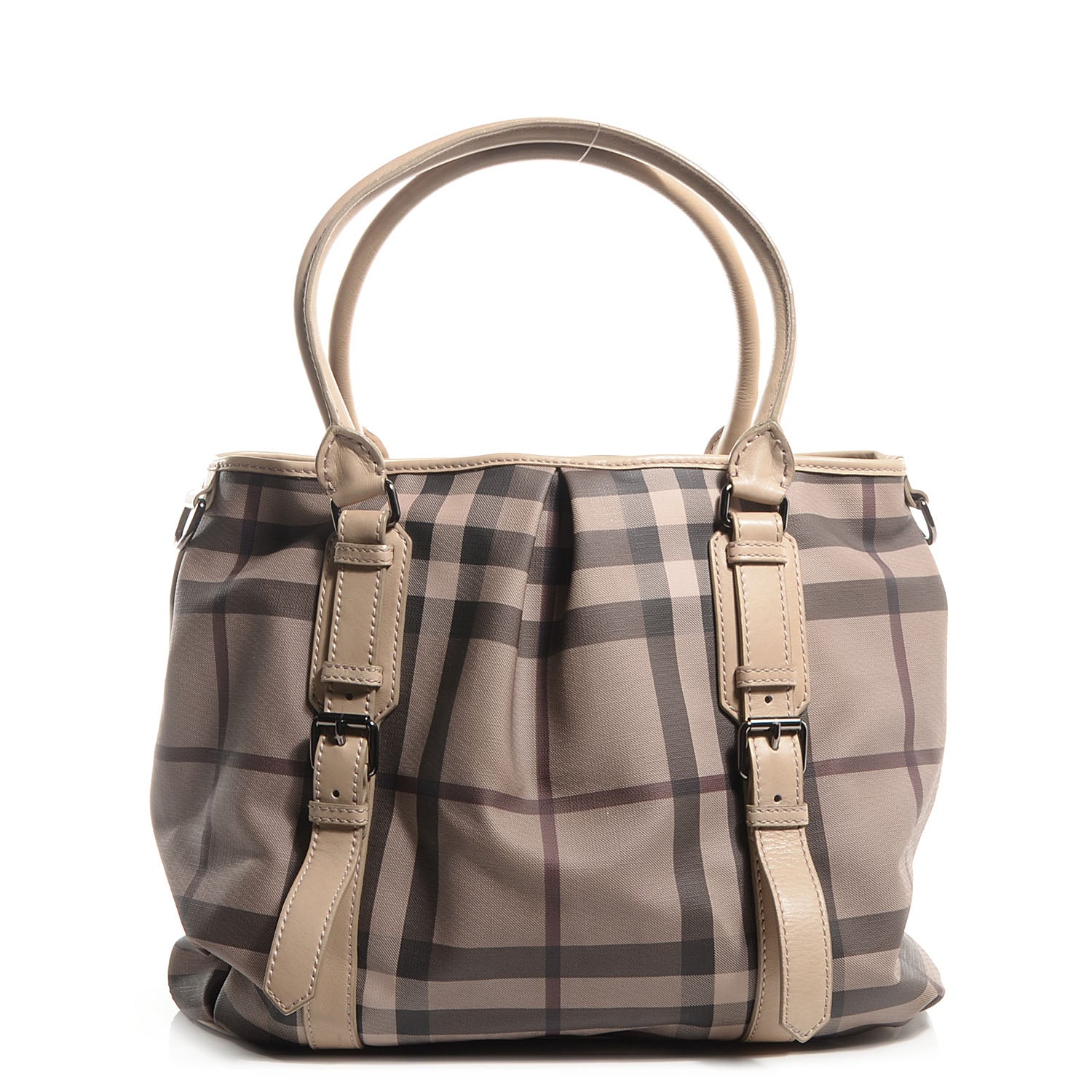 Burberry Smoked Check Northfield Tote Trench 1 of 9