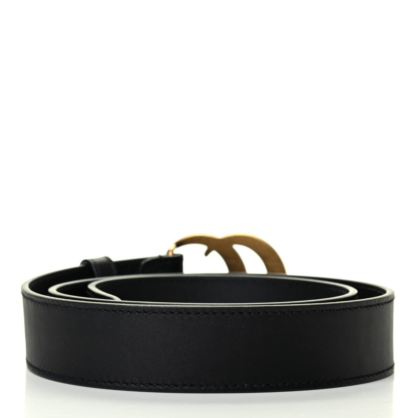 Calfskin Double G 30mm Belt 80 32 Black