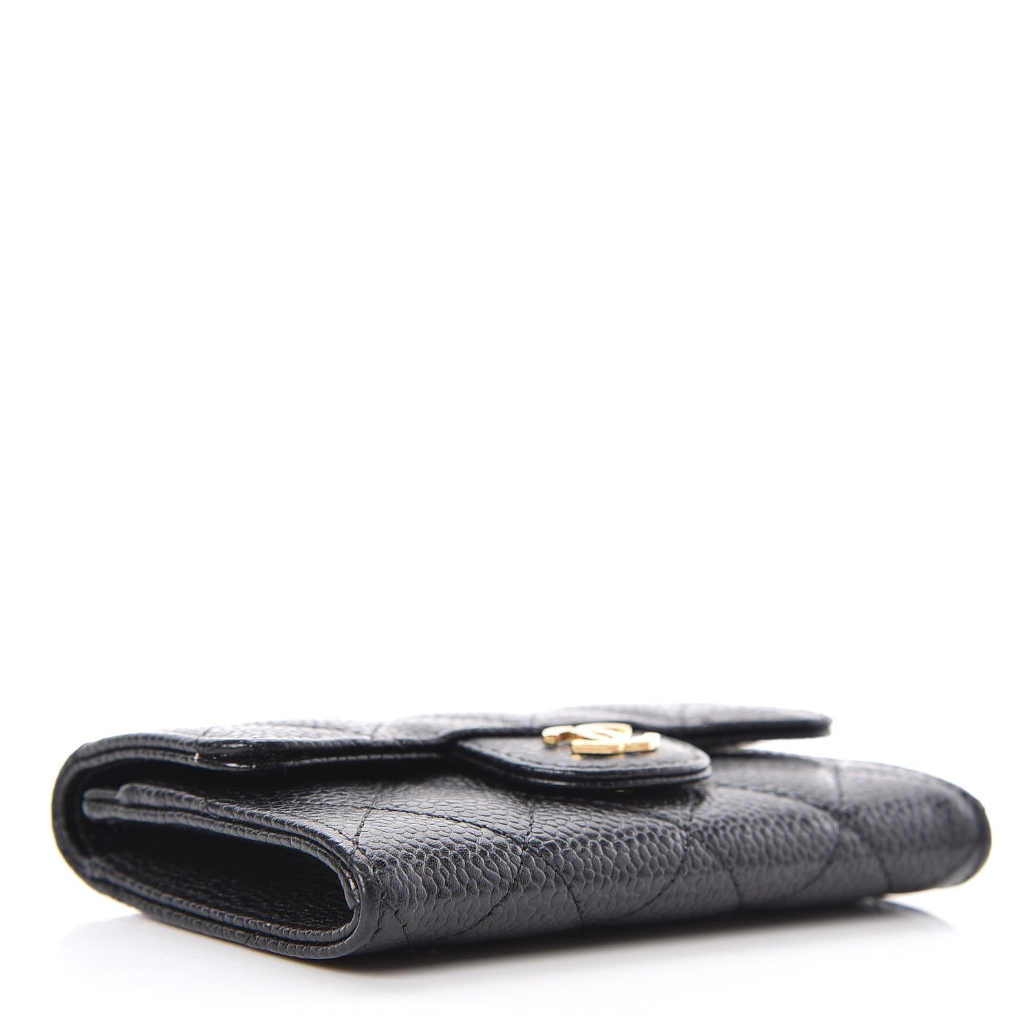 Chanel Caviar Quilted Flap Card Holder Black 4 of 8
