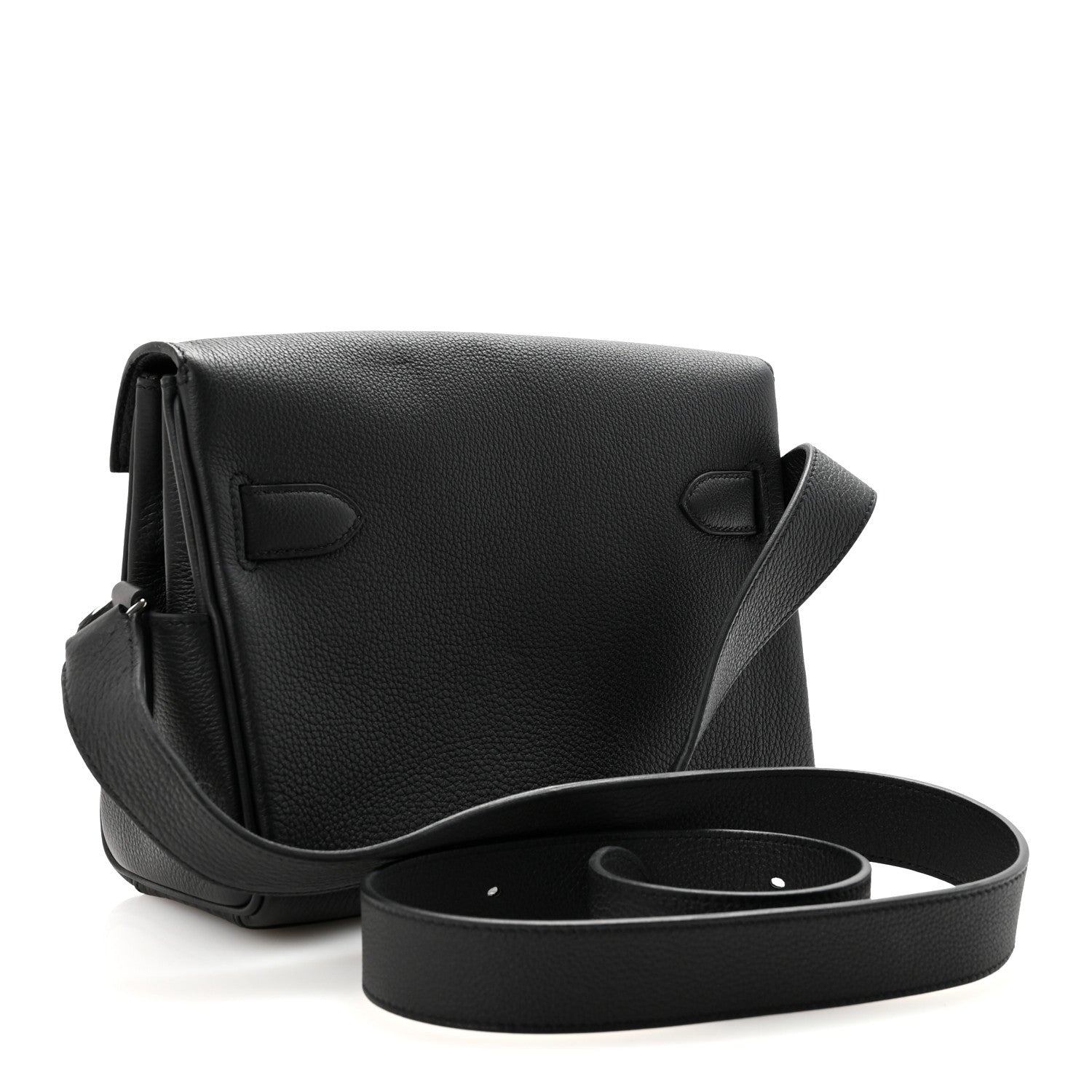 Hermes Togo Kelly Messenger PM Black 3 of 10
