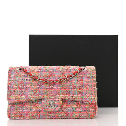 Chanel Tweed Quilted Medium Double Flap Multicolor 14 of 14