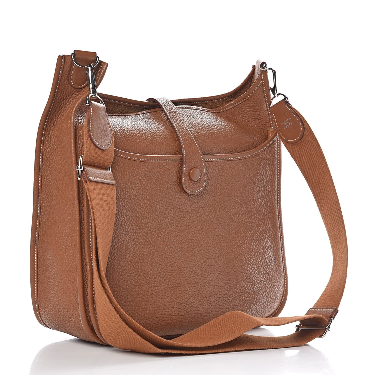 Hermes Taurillon Clemence Evelyne III GM Gold 3 of 13