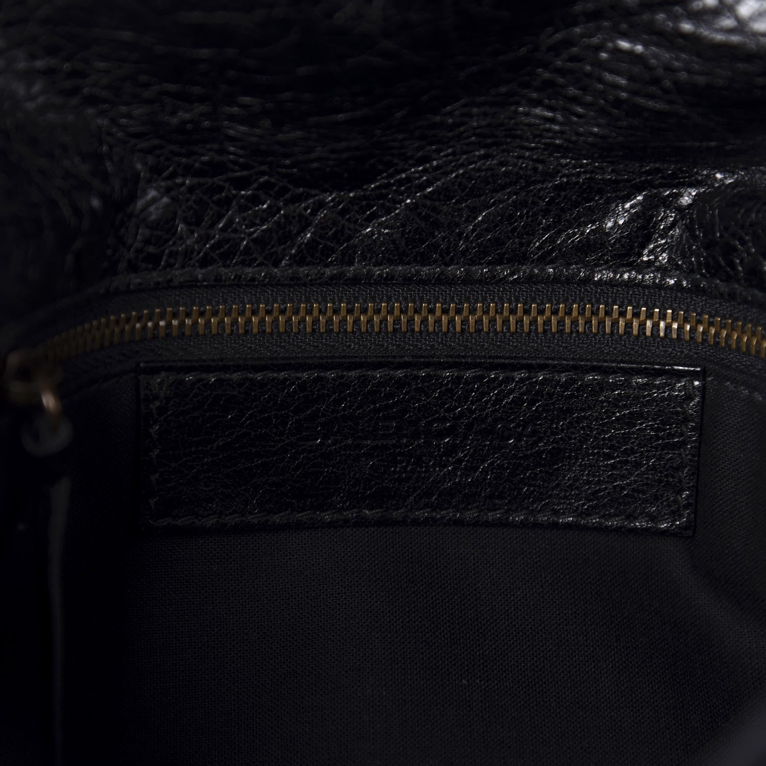 Balenciaga Agneau Classic Hardware Envelope Clutch Black 7 of 11
