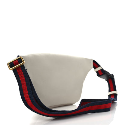 Gucci Grained Calfskin Small Logo Belt Bag White 2 of 9