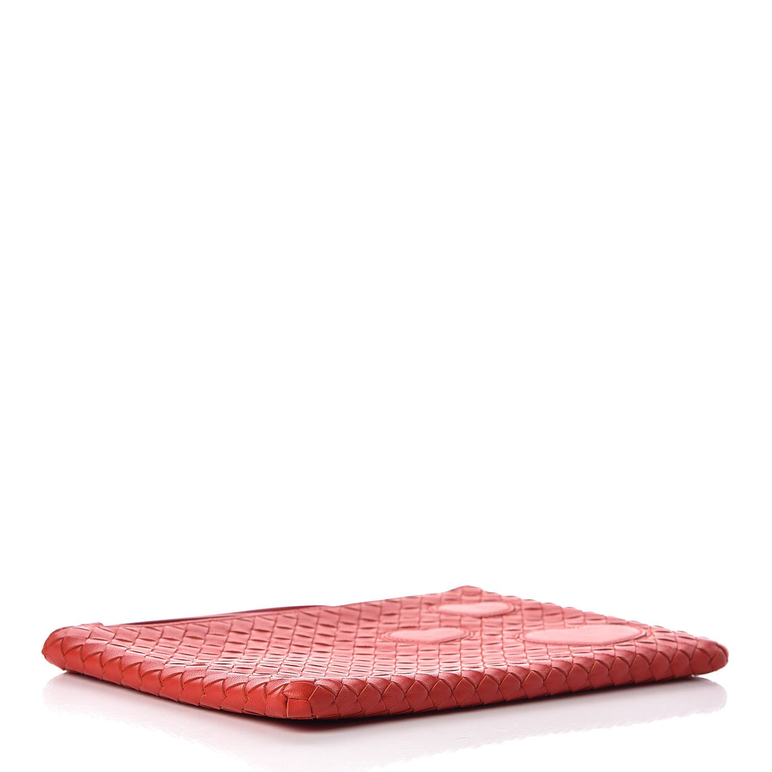 Bottega Veneta Nappa Intrecciato Romantic Document Case Red 4 of 10