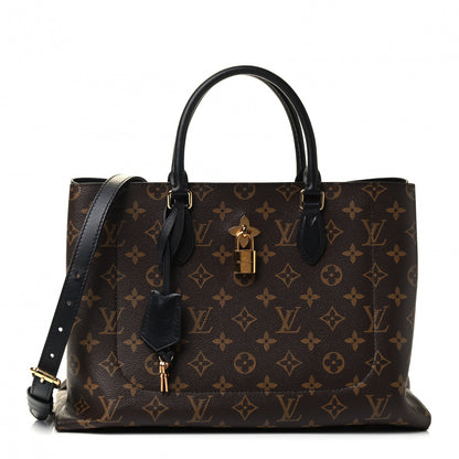 Louis Vuitton Monogram Flower Tote Black 1 of 4