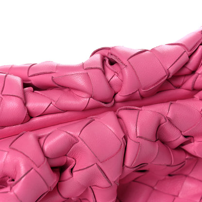 Bottega Veneta Nappa Maxi Intrecciato The Pouch Oversized Clutch Pink 12 of 14