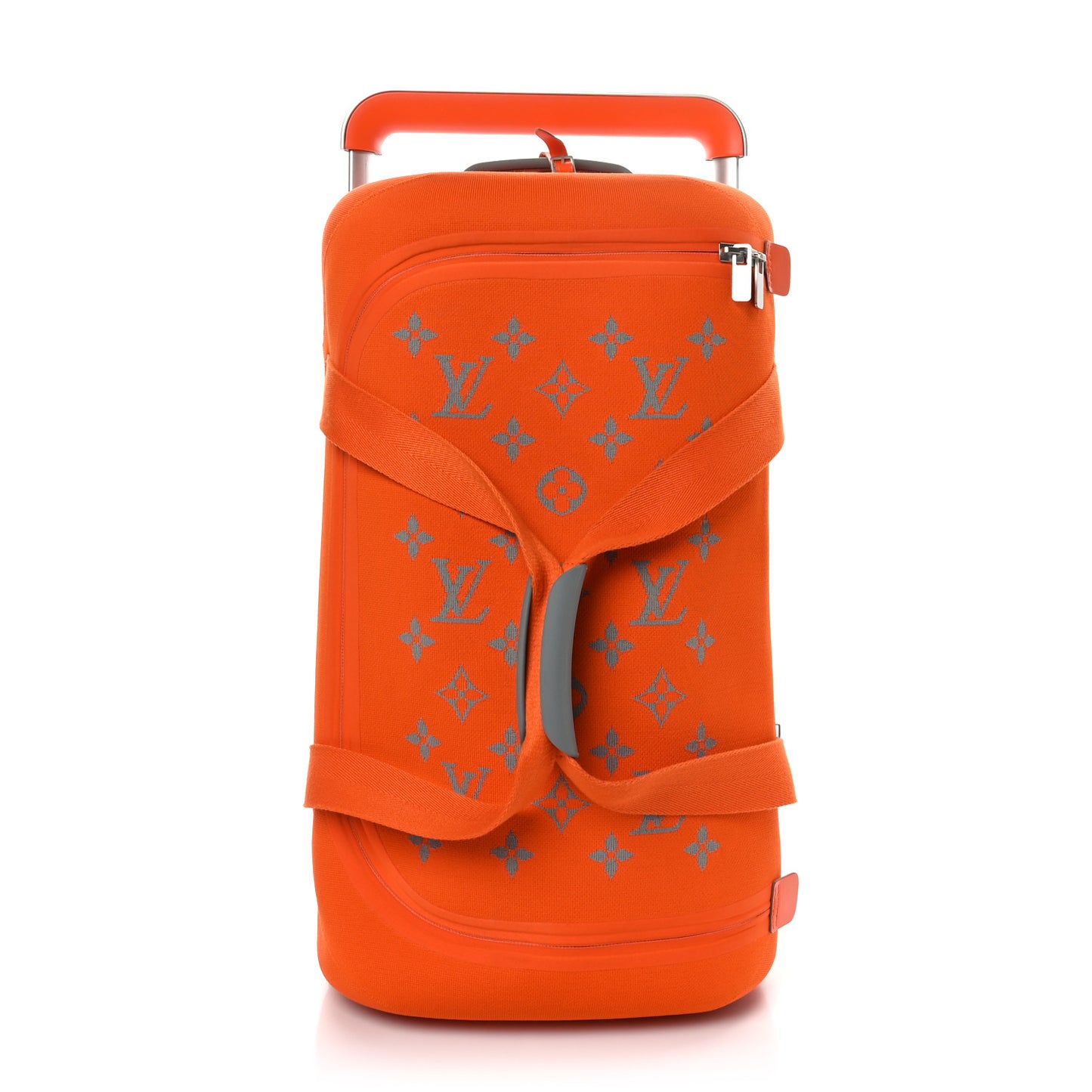 Knit Monogram Horizon Soft Duffle 55 Orange