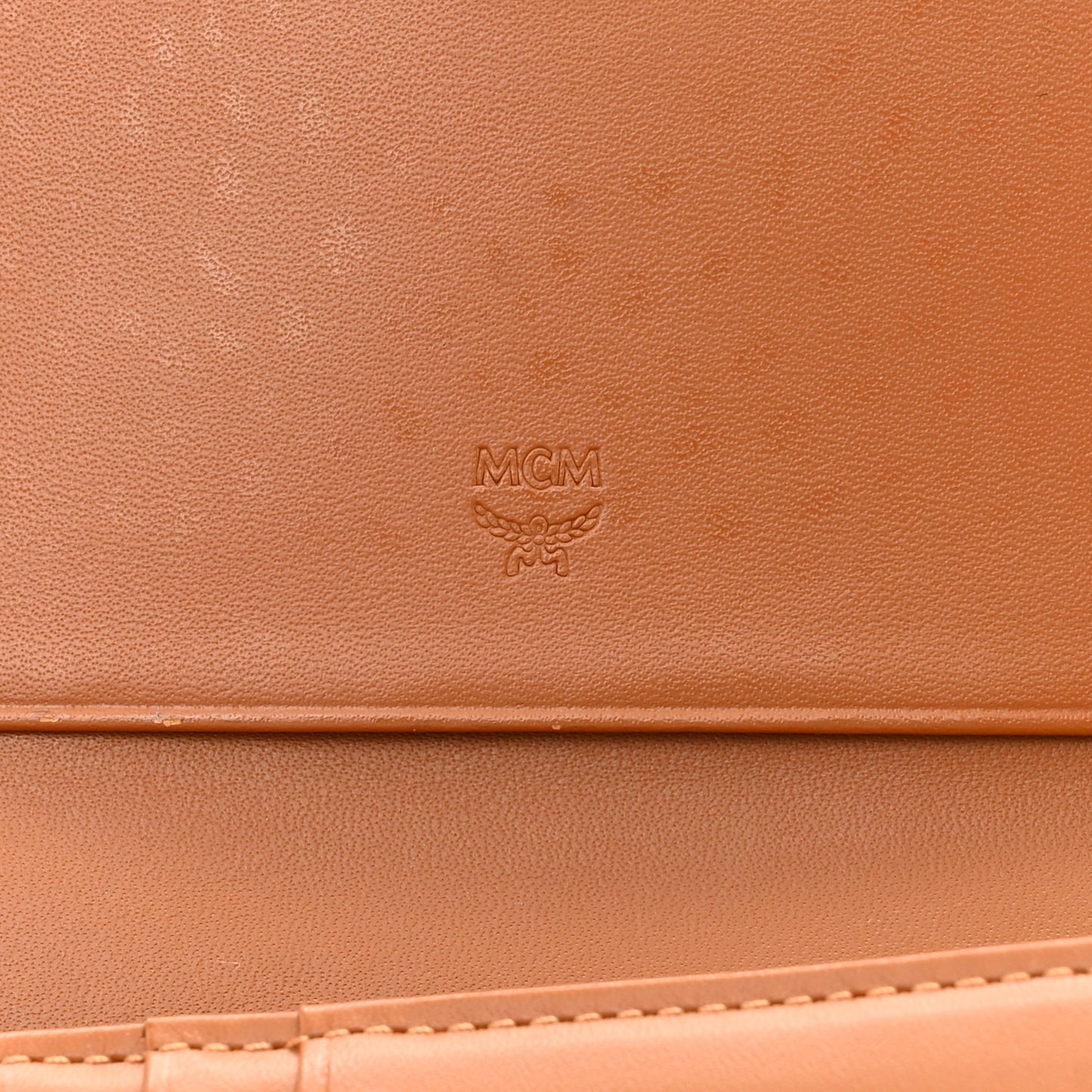 Visetos New Year Series Rooster Three-Fold Flap Wallet Cognac