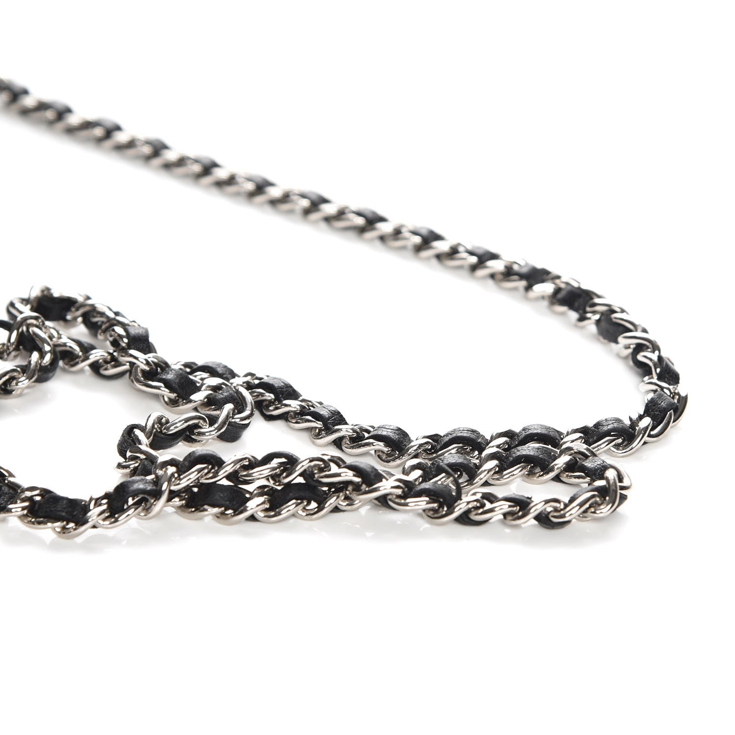 Chanel Lambskin Quilted Wallet On Chain WOC Black 9 of 9