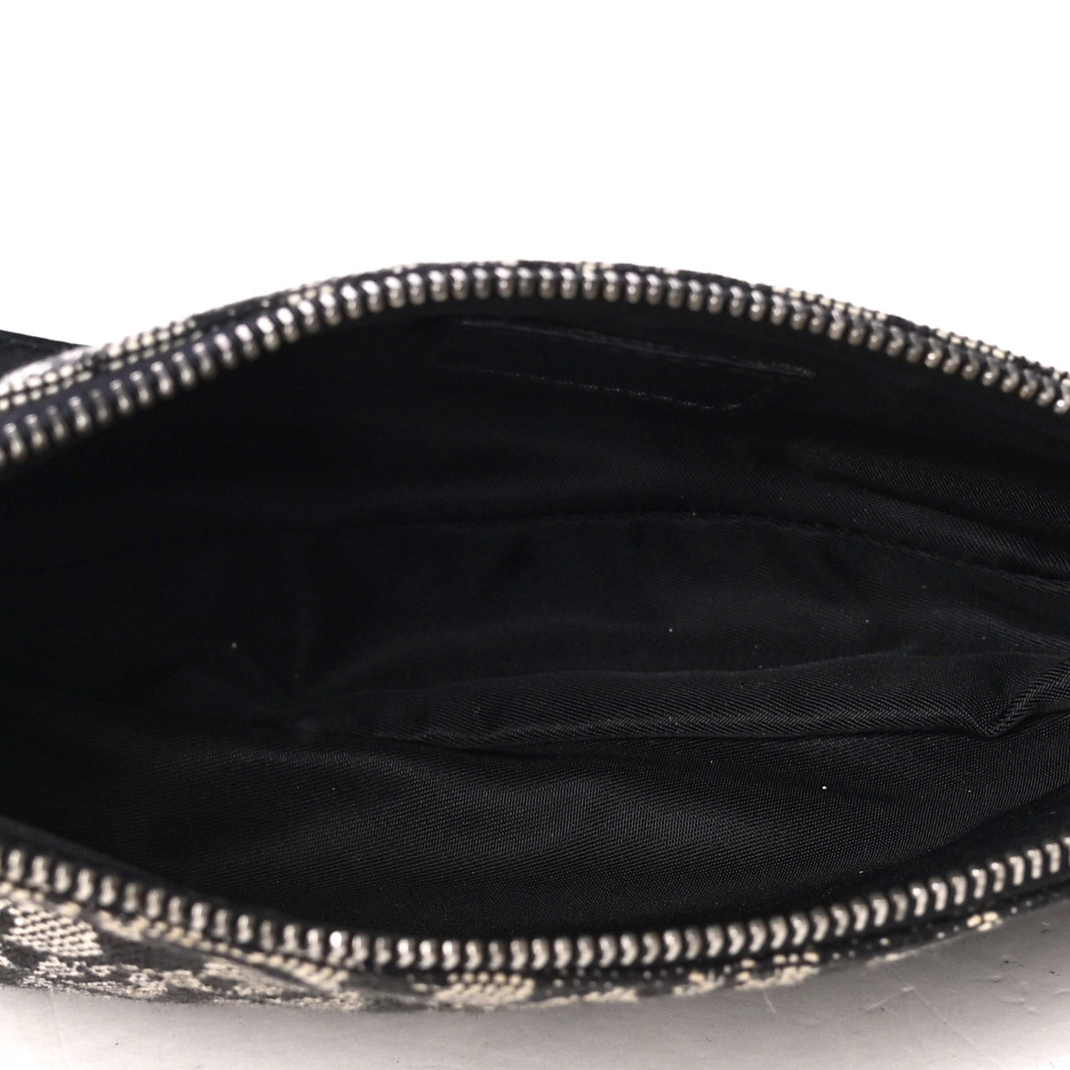 Christian Dior Monogram Mini Saddle Pochette Black 4 of 4